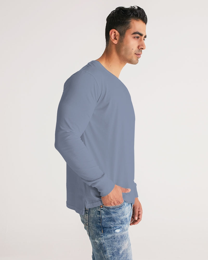 Solid State Of Mind Slate Men's Long Sleeve Tee