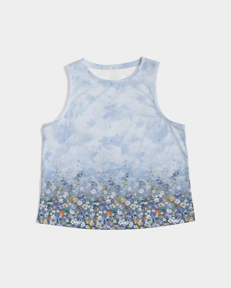 Floral Heavens Women's Cropped Tank