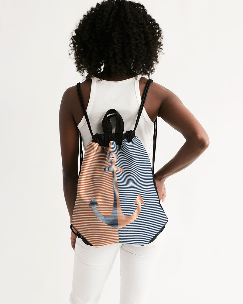 Sailing Canvas Drawstring Bag