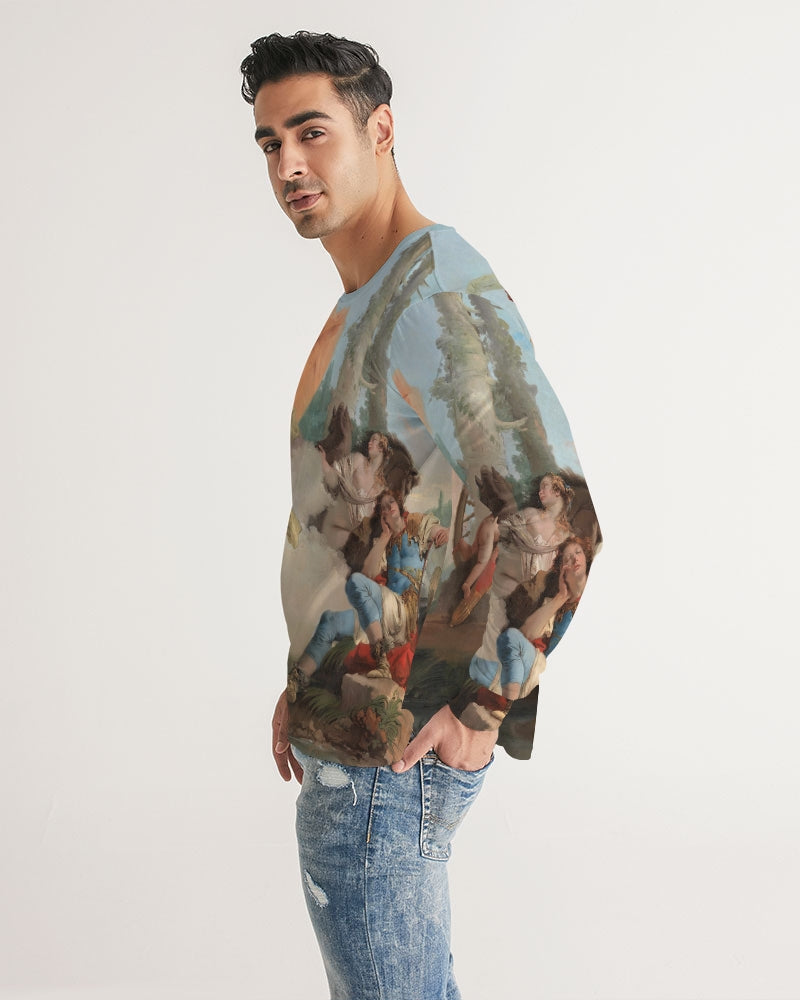 Classic Chilling Men's Long Sleeve Tee | Always Get Lucky