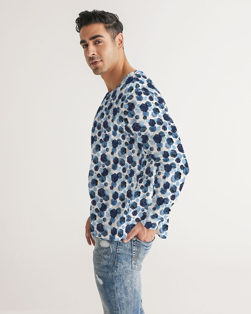 Night Diamonds Men's Long Sleeve Tee