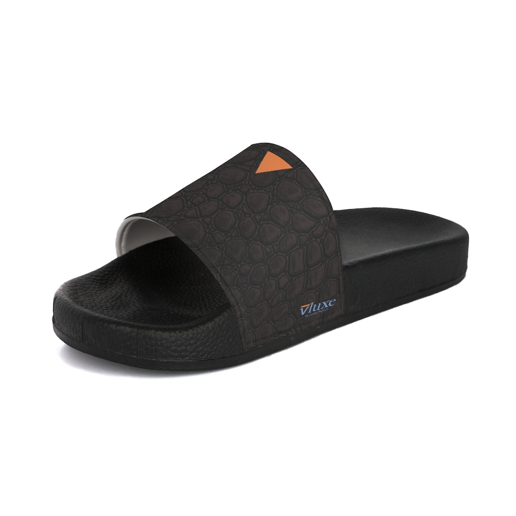 Salento Black Women's Slide Sandals