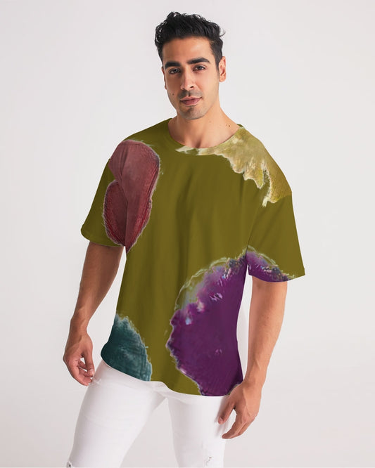 Splash Olive Men's Premium Heavyweight Tee | Always Get Lucky