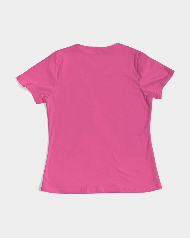 Caffeine Queen Hot Pink Women's Tee