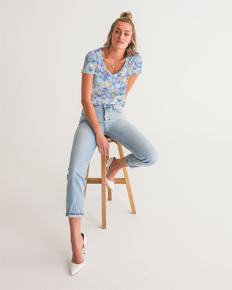 Fireworks Women's V-Neck Tee