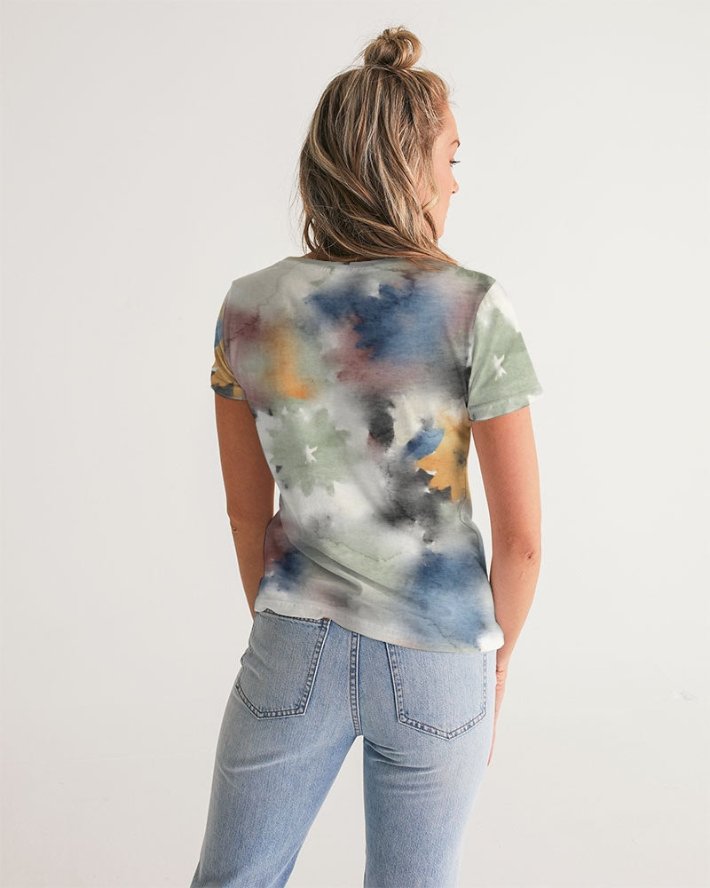 Faded Love Women's V-Neck Tee | Always Get Lucky