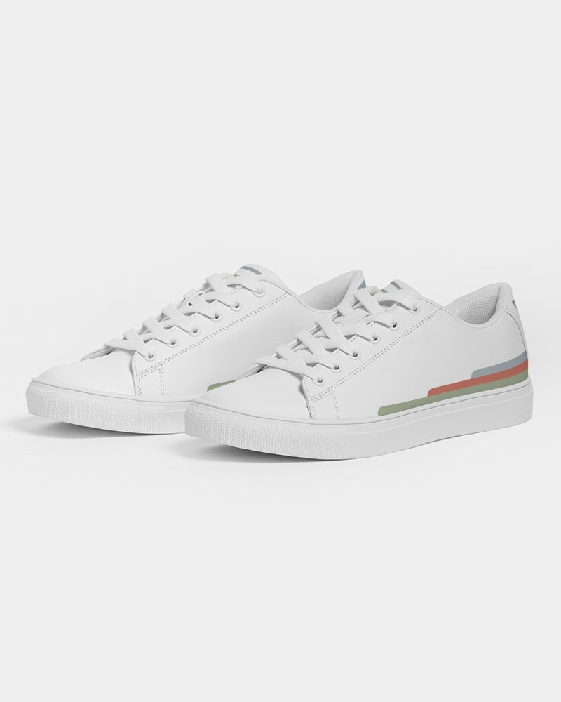 Forever Blue Peacock Women's Faux-Leather Sneaker