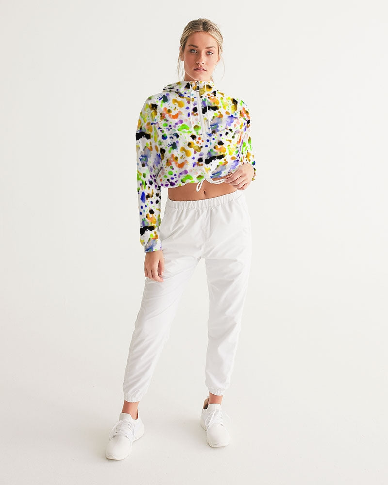 Funky Beast Women's Cropped Windbreaker | Always Get Lucky