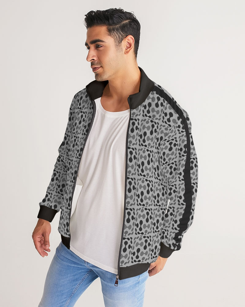 Camo Boom Men's Stripe-Sleeve Track Jacket