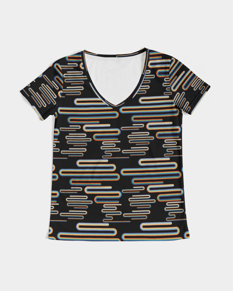 Stefano Women's V-Neck Tee | Always Get Lucky