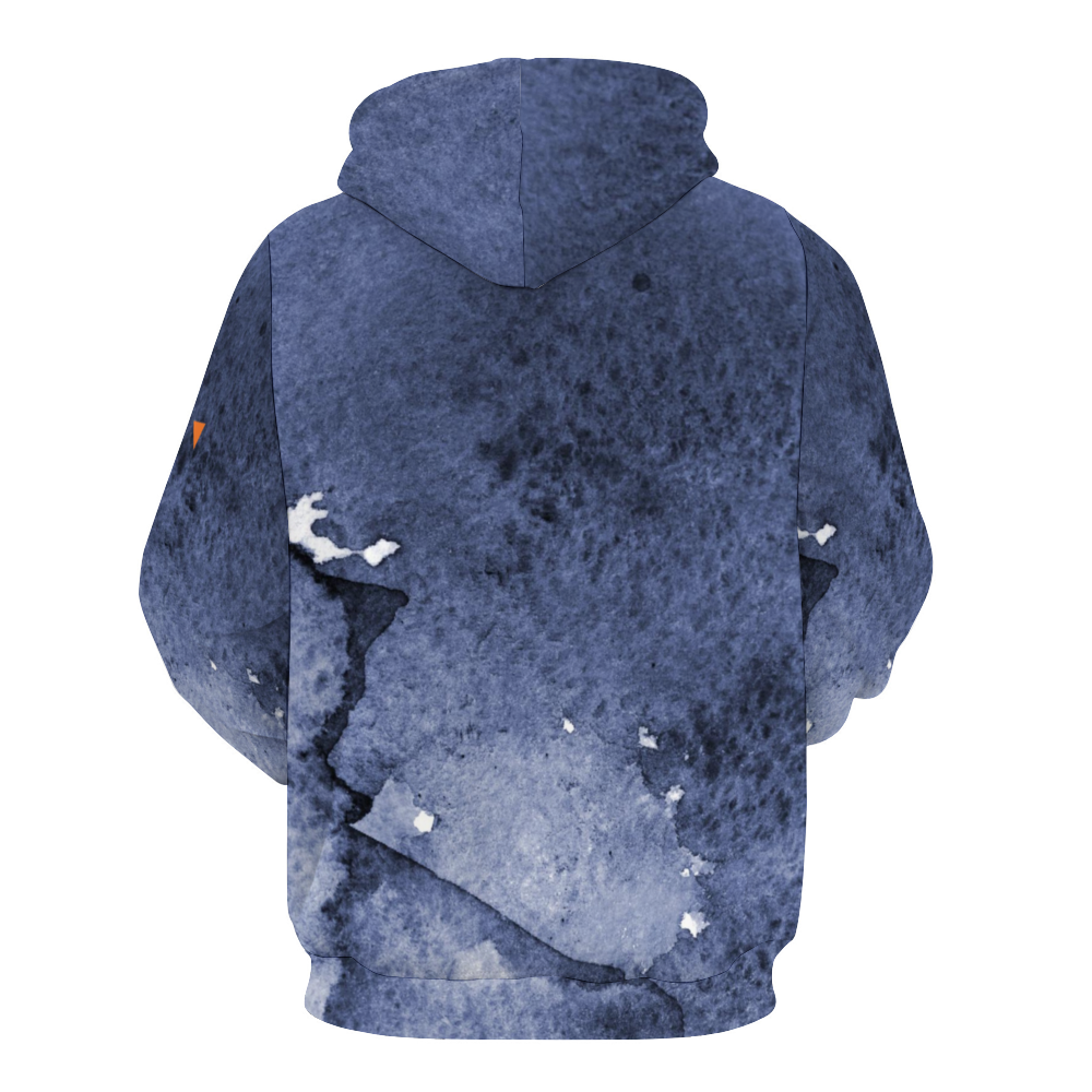 Fango Blues Hoodie with Pockets from Vluxe by Lucky Nahum
