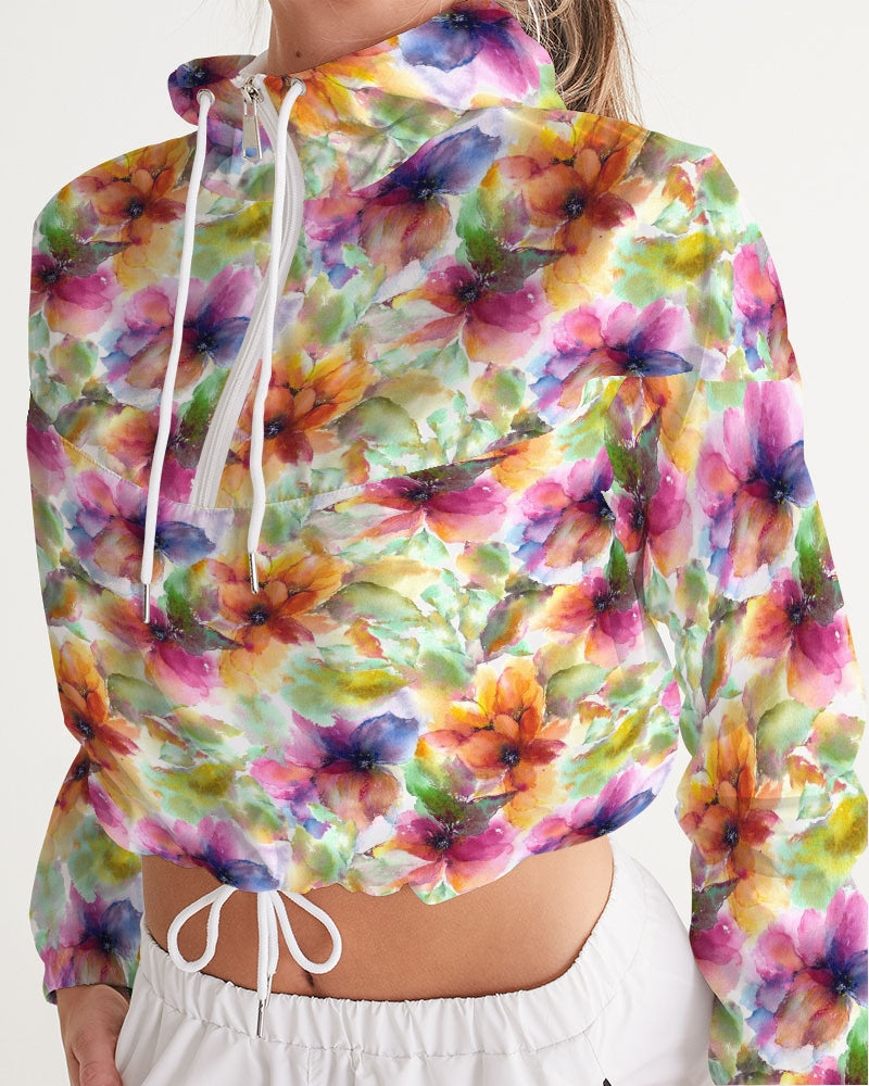 Fleur De Jardin Women's Cropped Windbreaker