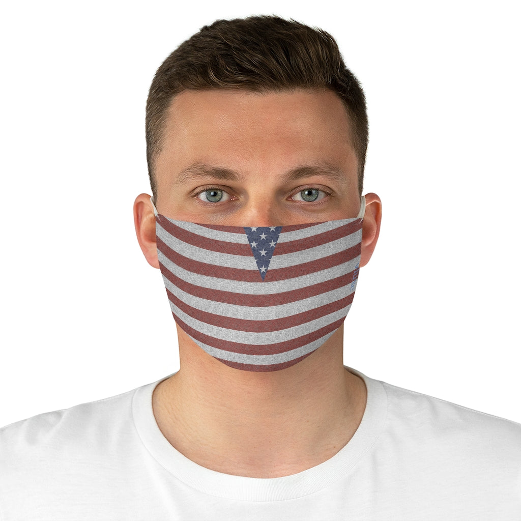 Americana Double Layer Fabric Face Mask from Vluxe by Lucky Nahum