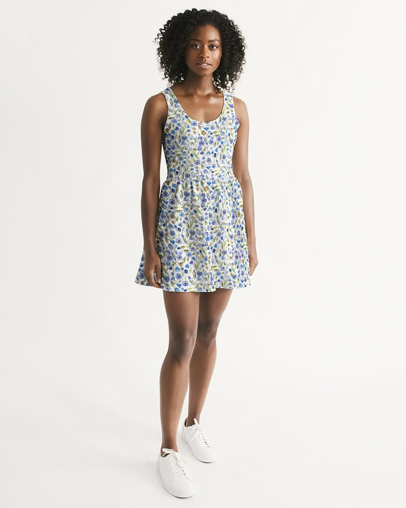 Positano Women's Scoop Neck Skater Dress | Always Get Lucky