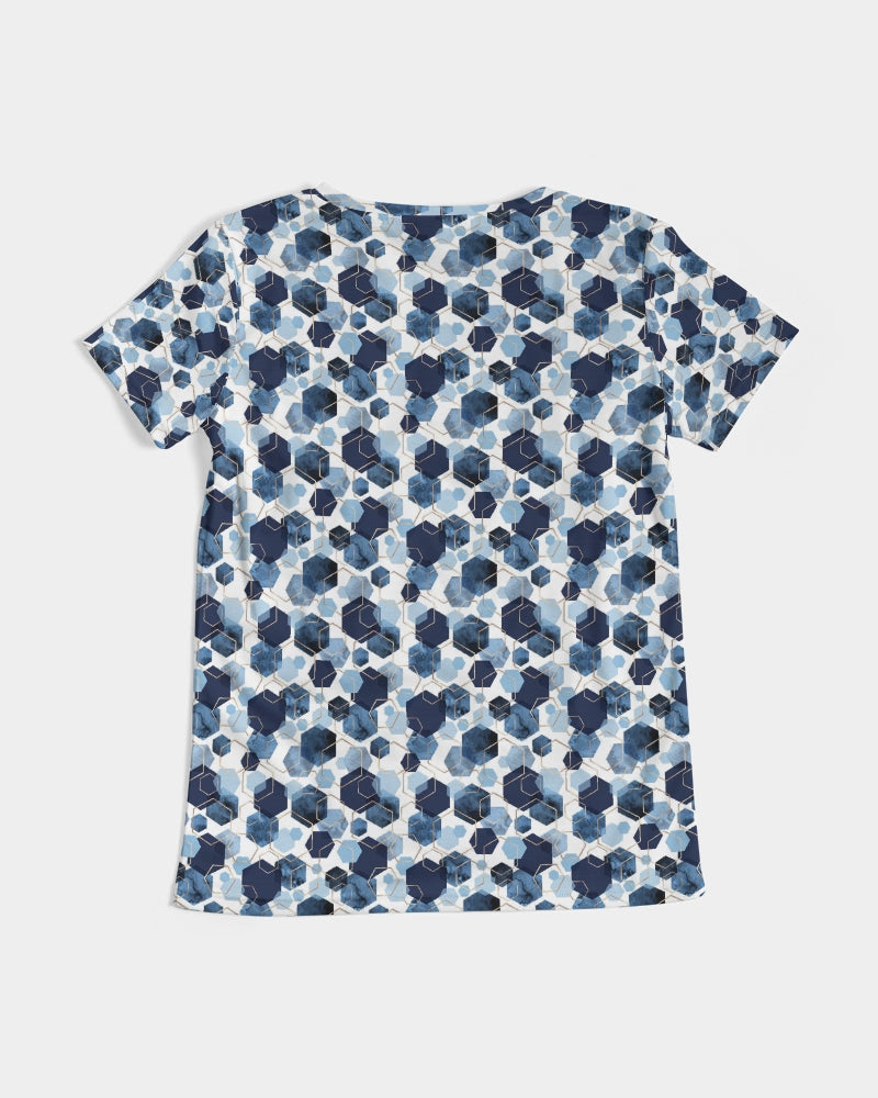 Night Diamonds Women's V-Neck Tee