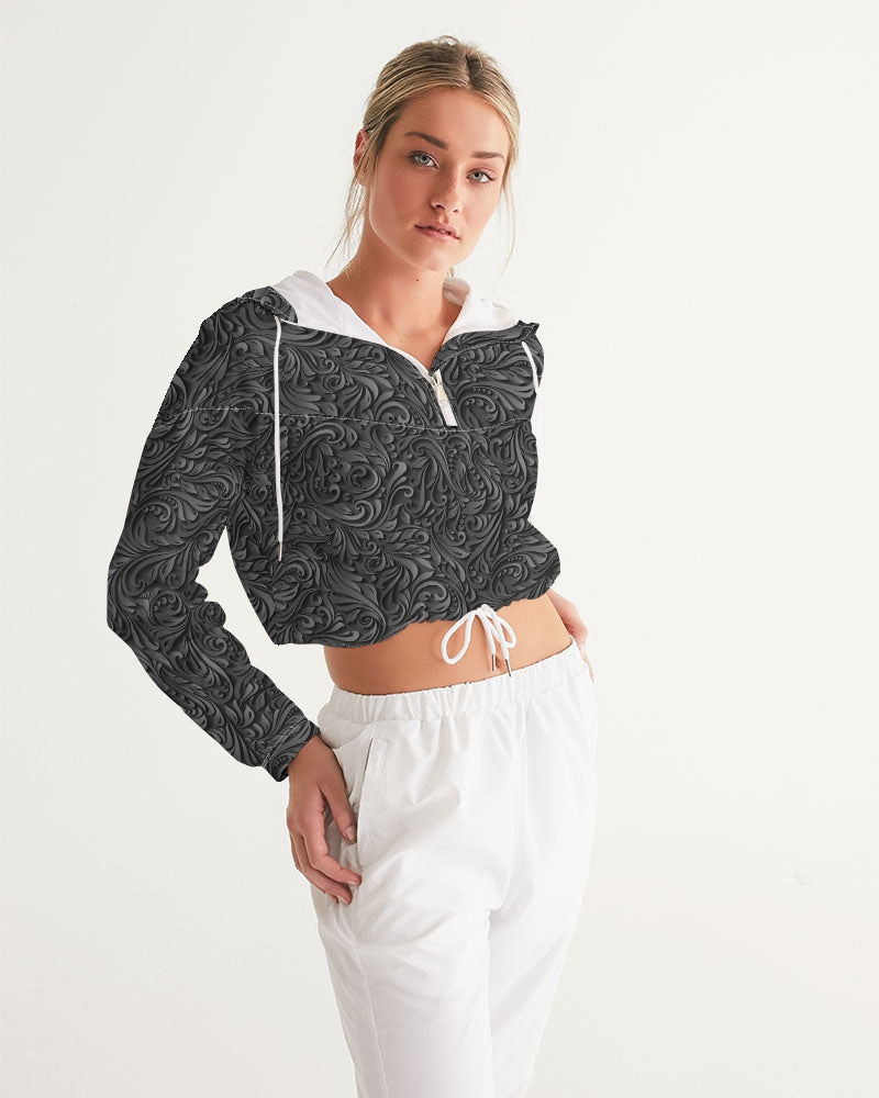 Massara Women's Cropped Windbreaker | Always Get Lucky