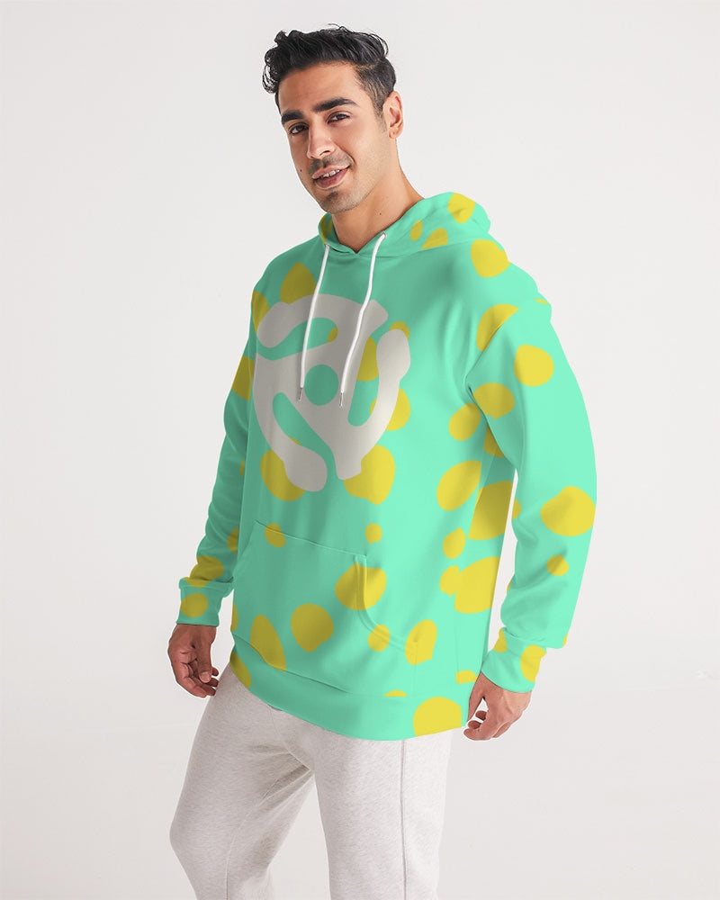 Sea Foam Record Vibe Men's Hoodie