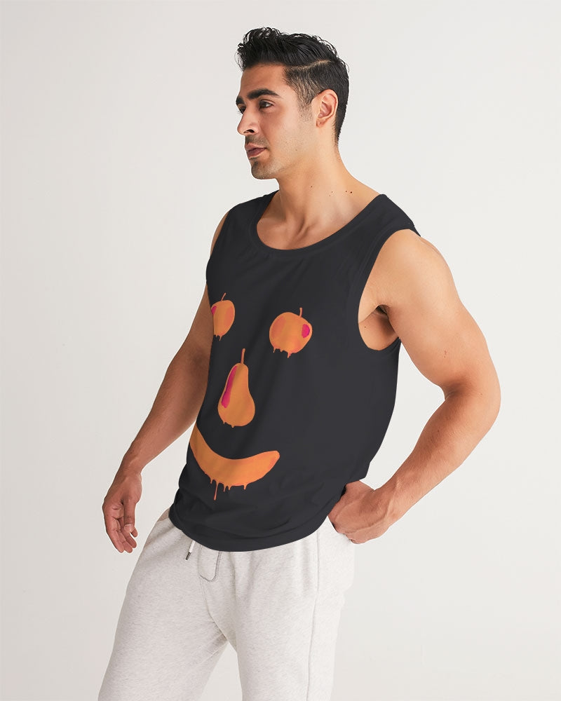 Fruit Face Grey Men's Sports Tank