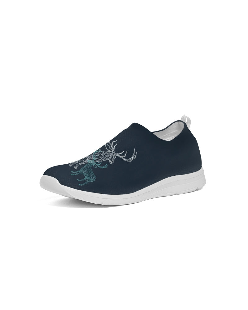 Norway Holiday Navy Men's Slip-On Flyknit Shoe