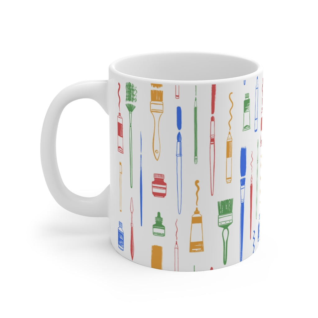 Paint Brush Mug 11oz