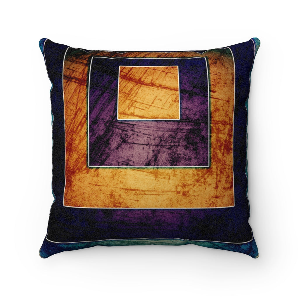 Goldfinger Faux Suede Square Pillow from Vluxe by Lucky Nahum