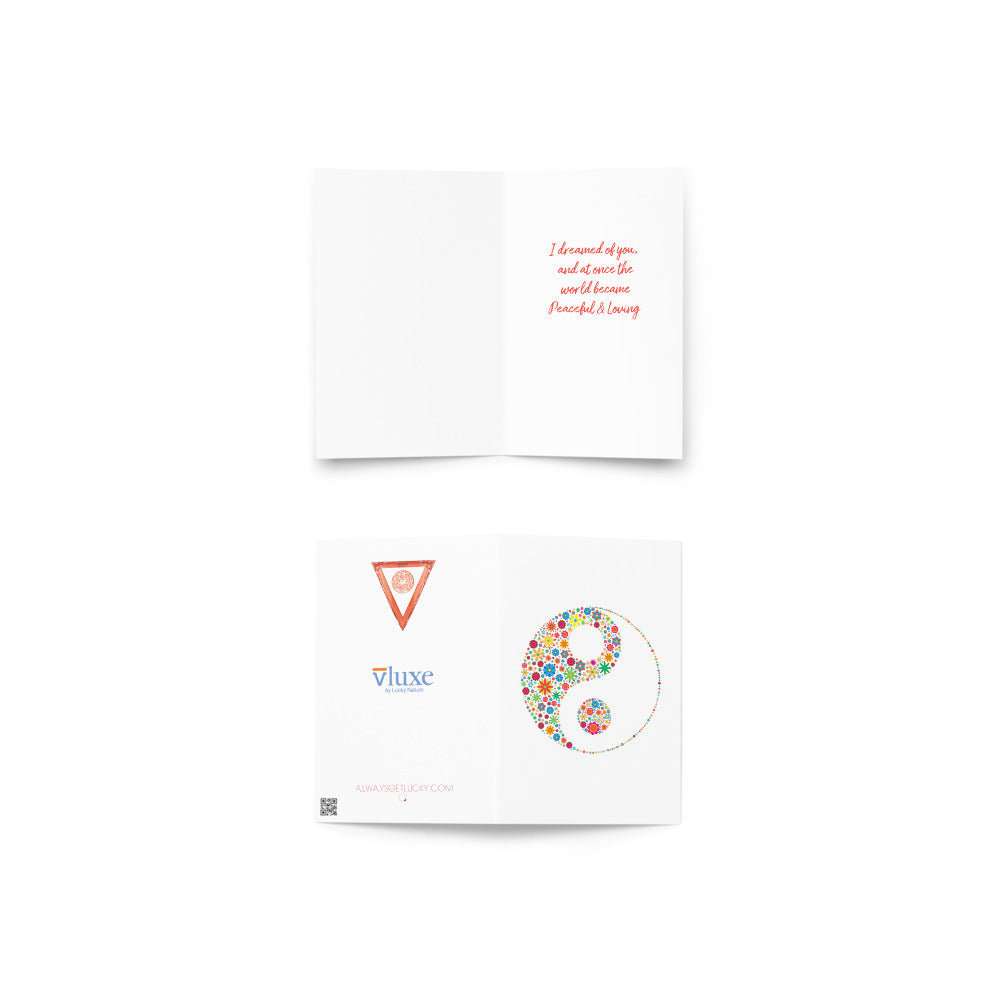 Peaceful & Loving Greeting Card