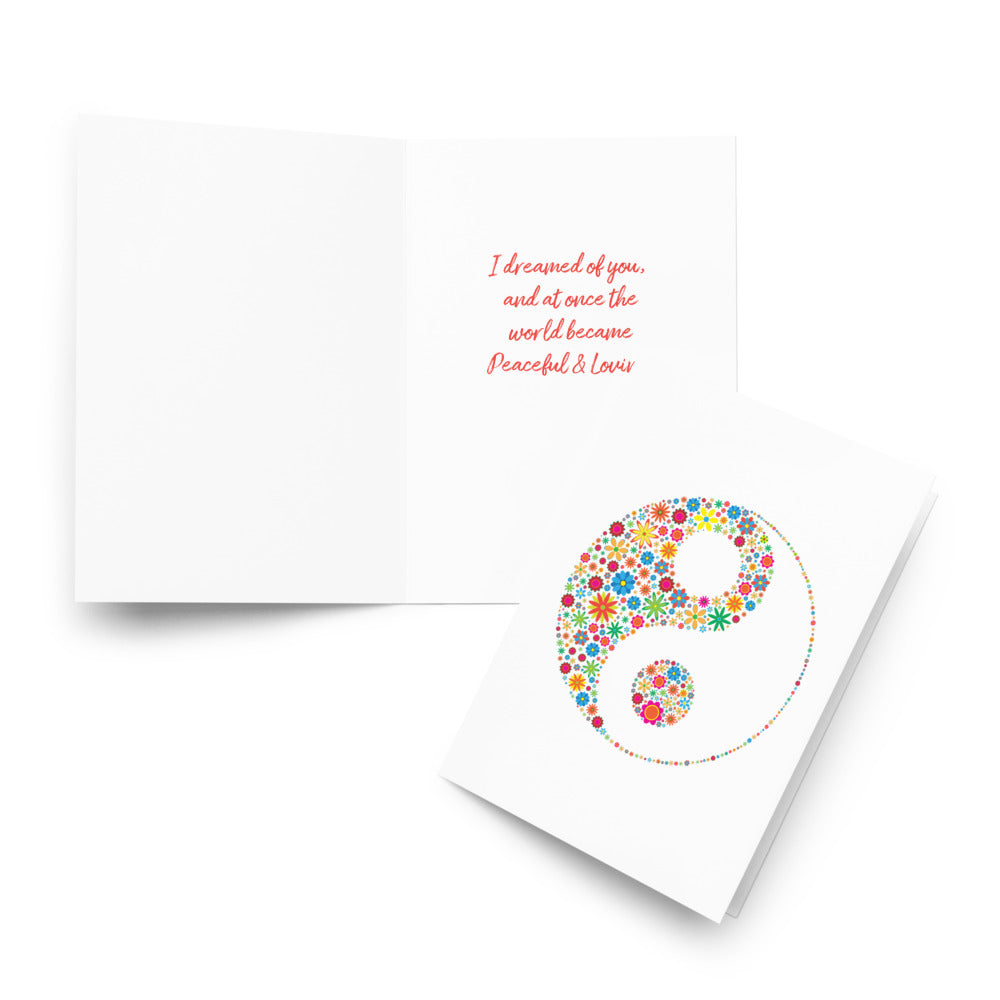 Peaceful & Loving Greeting Card