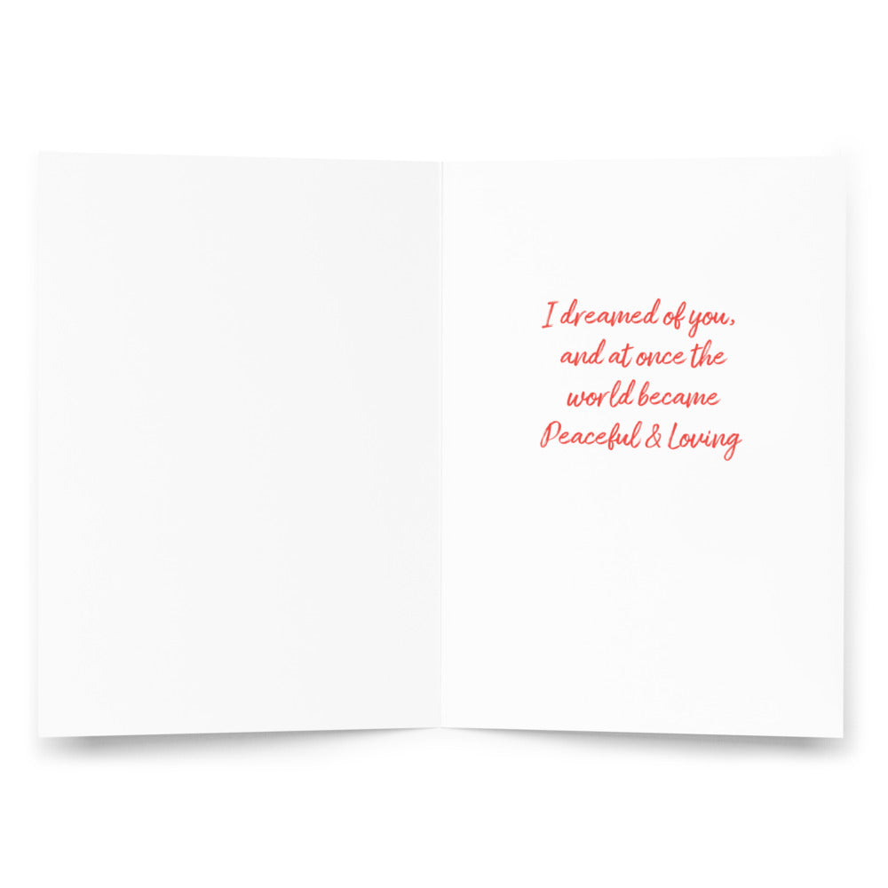 Peaceful & Loving Greeting Card