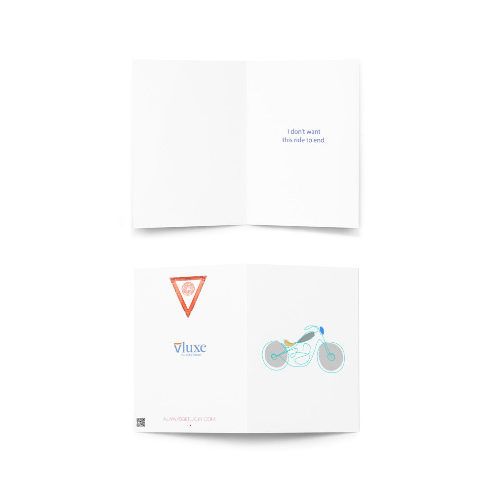Moto Greeting Card