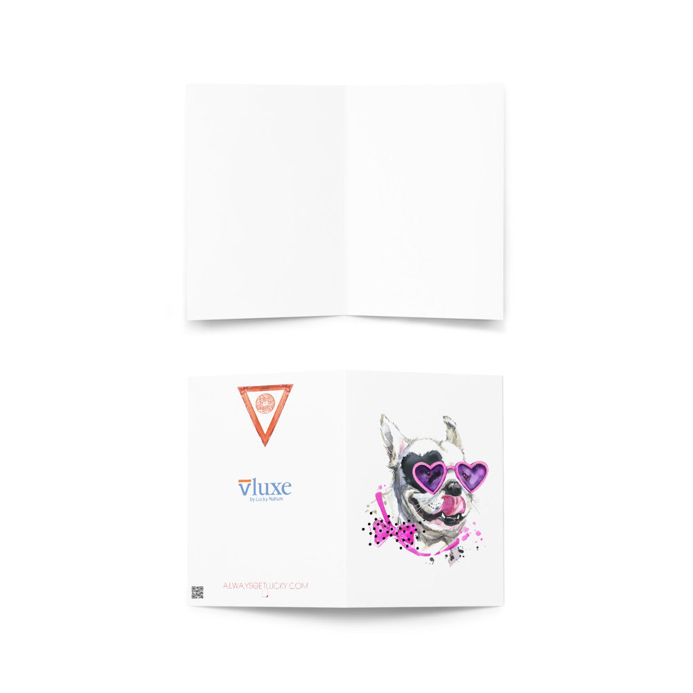 Elton Puppy Greeting Card