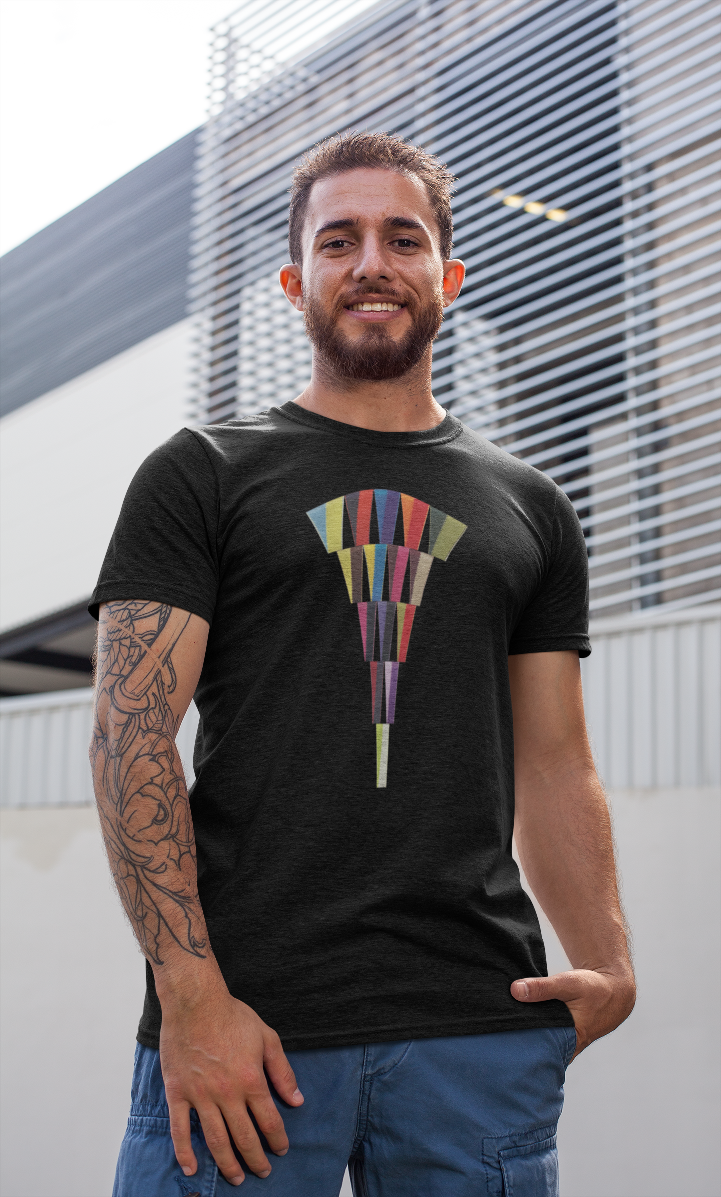RIBBON CASCADE Short-Sleeve Unisex T-Shirt
