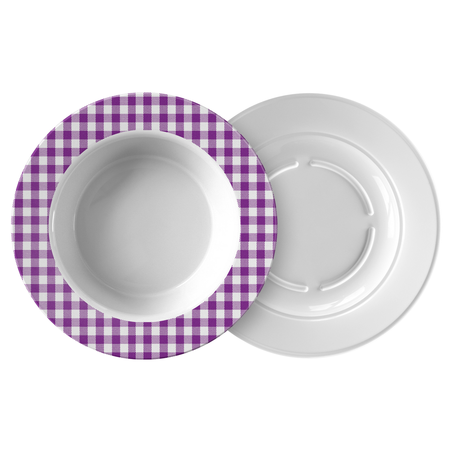 Sartorially Checked Grape Bowl