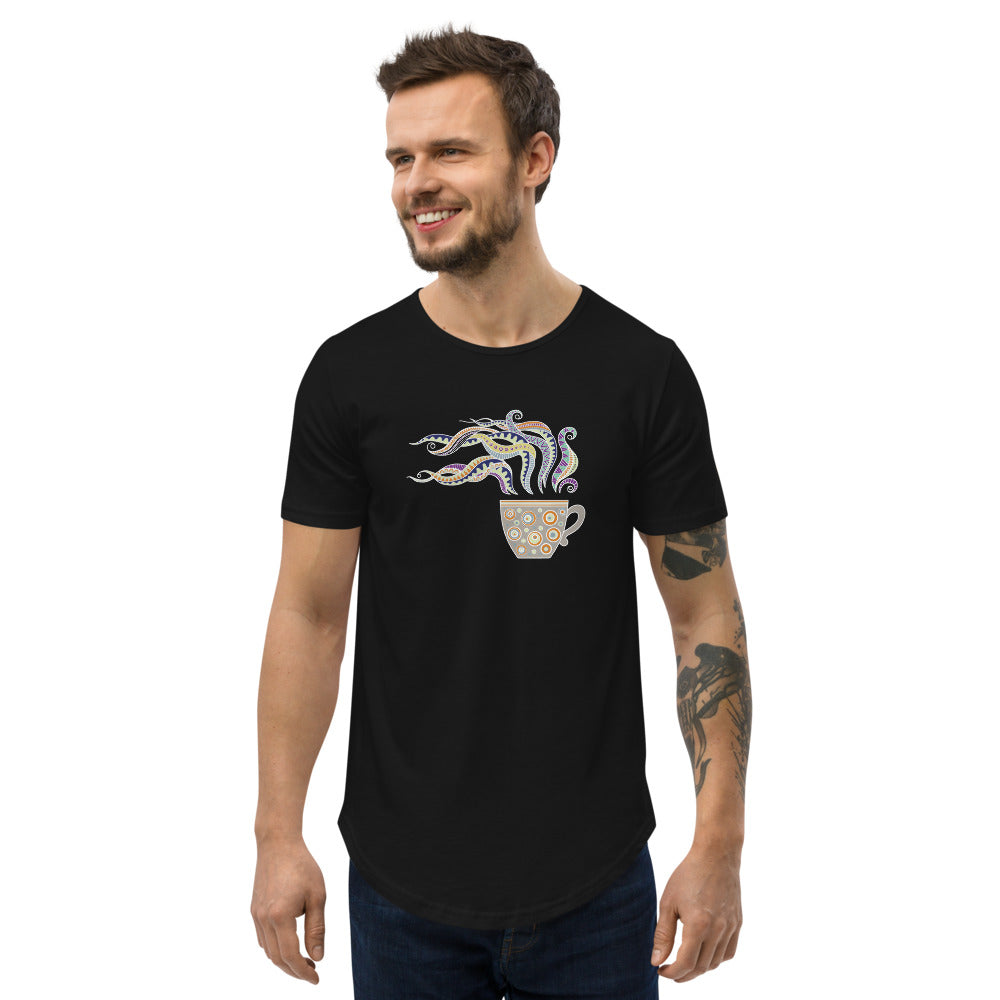 Fantasia Cup Men's CURVED HEM T-SHIRT