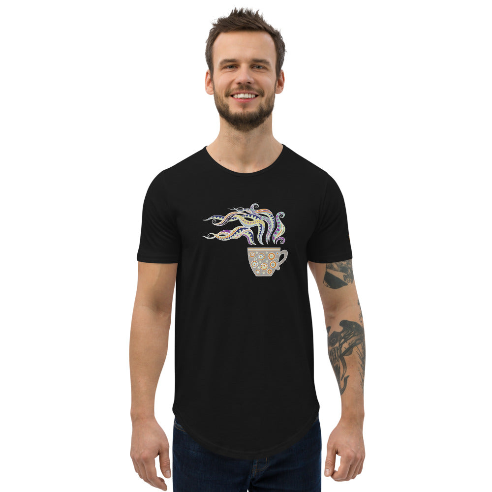 Fantasia Cup Men's CURVED HEM T-SHIRT