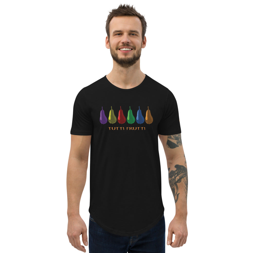 Tutti Frutti Men's Curved Hem T-Shirt