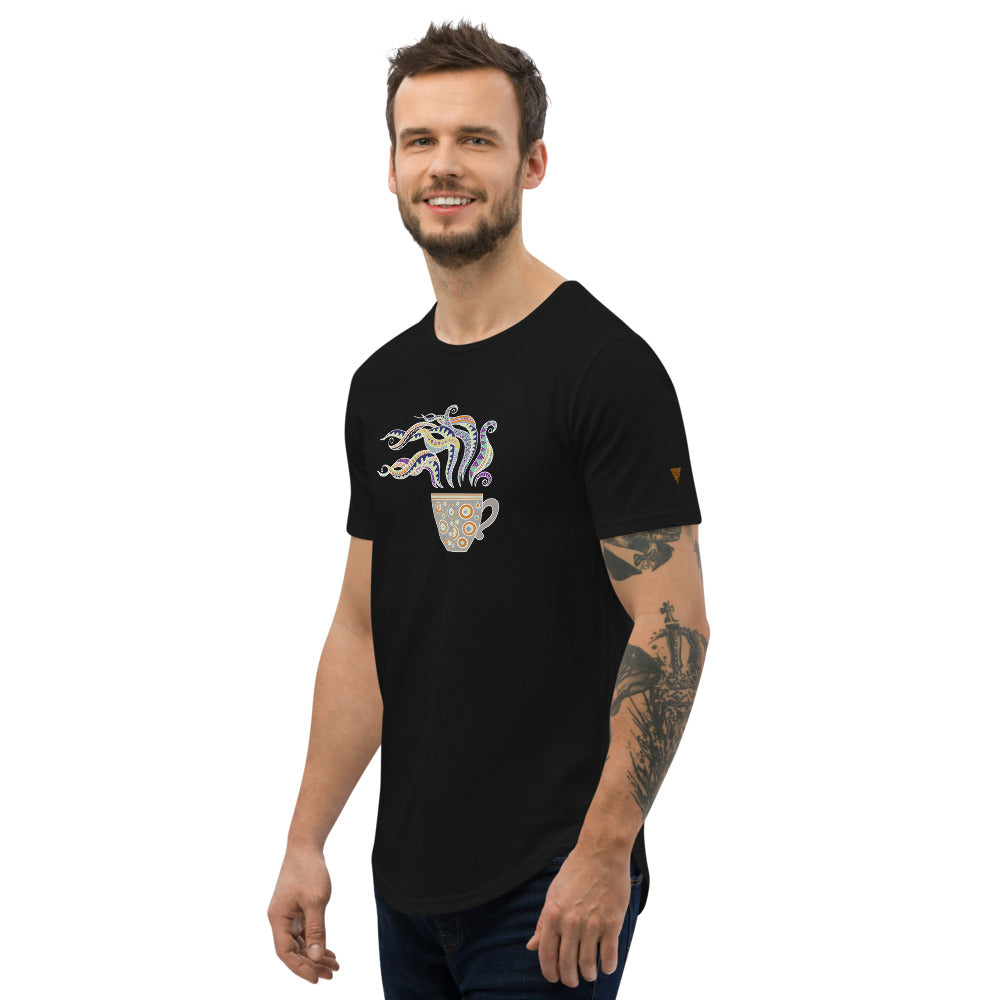 Fantasia Cup Men's CURVED HEM T-SHIRT