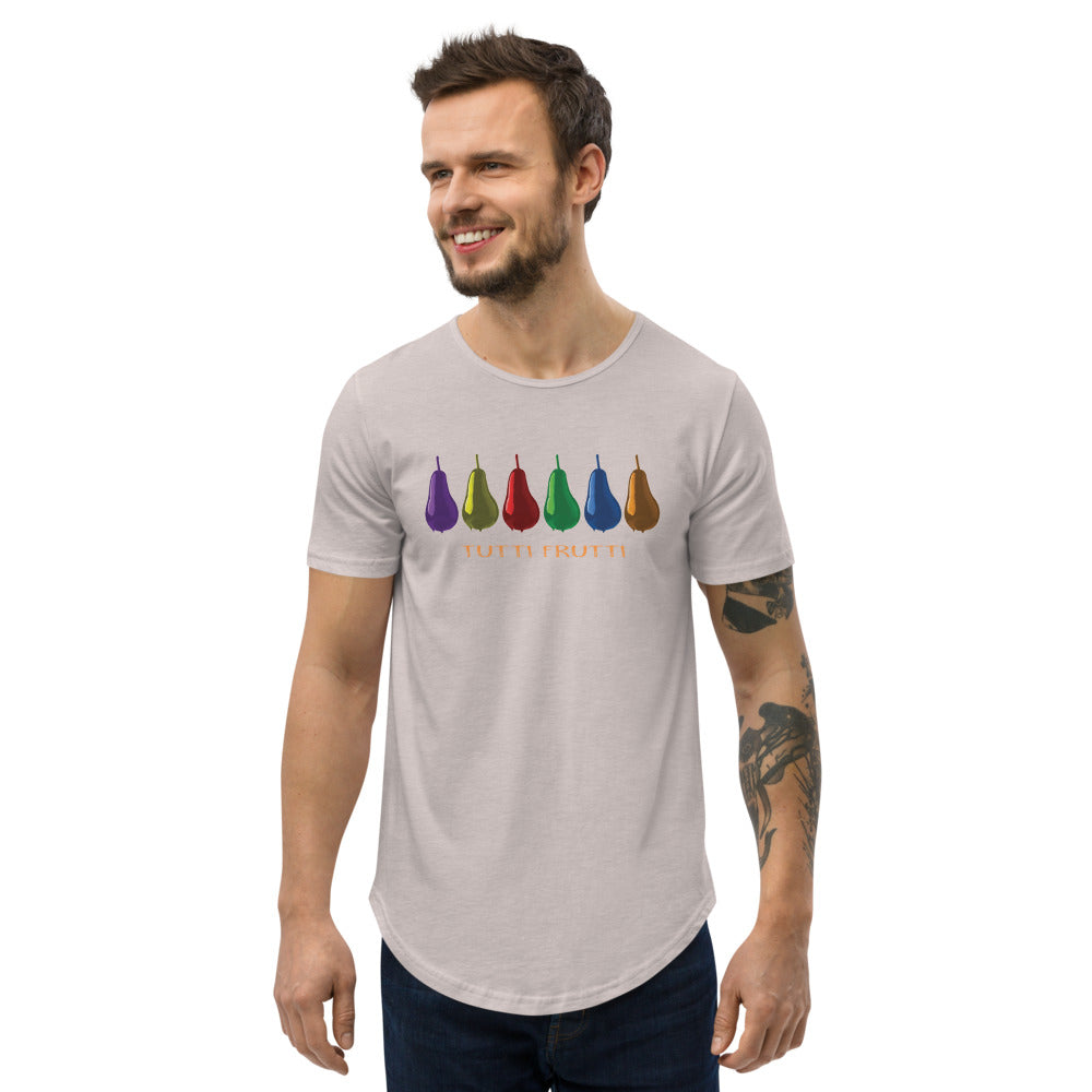Tutti Frutti Men's Curved Hem T-Shirt