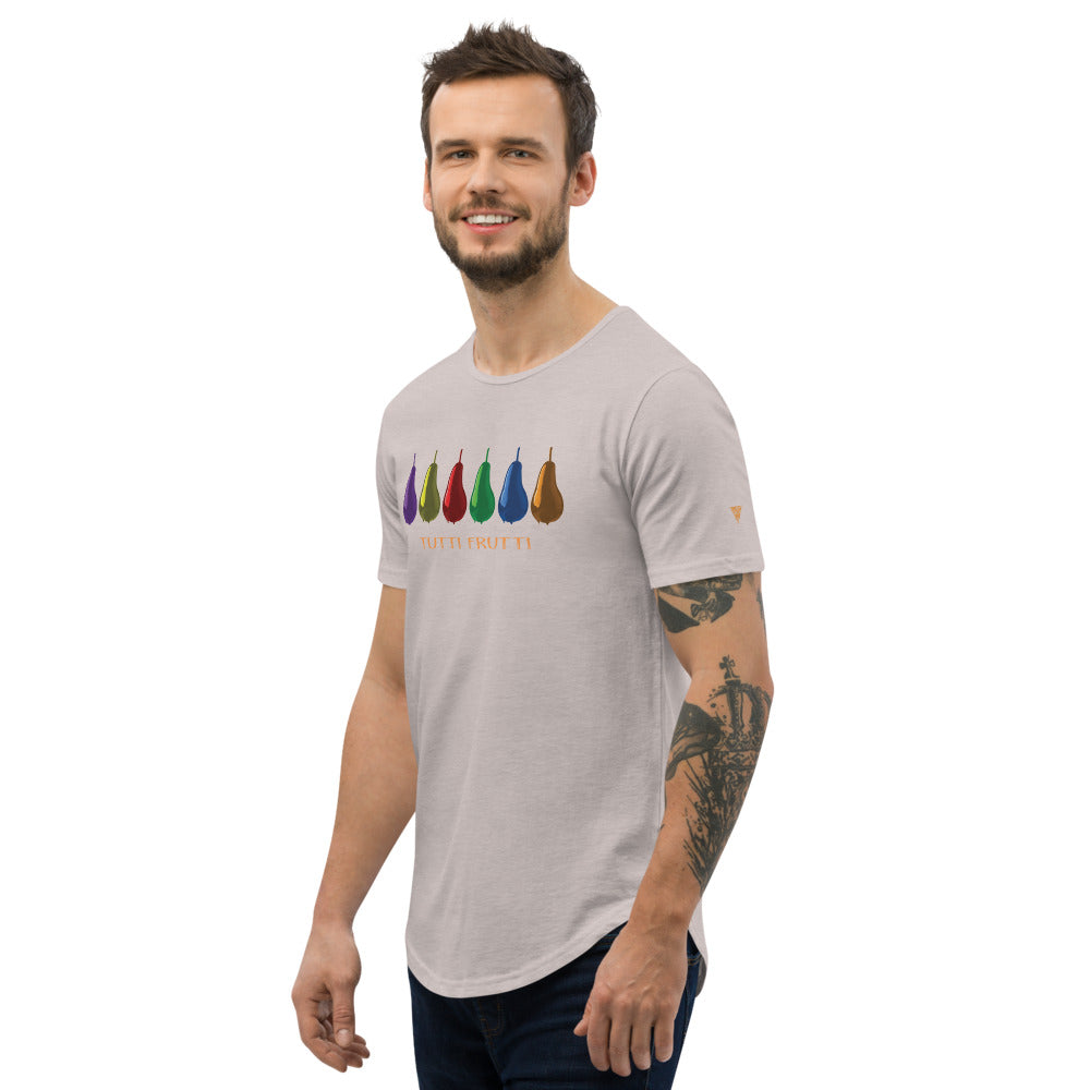 Tutti Frutti Men's Curved Hem T-Shirt