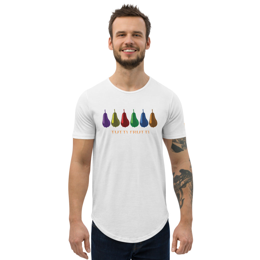 Tutti Frutti Men's Curved Hem T-Shirt