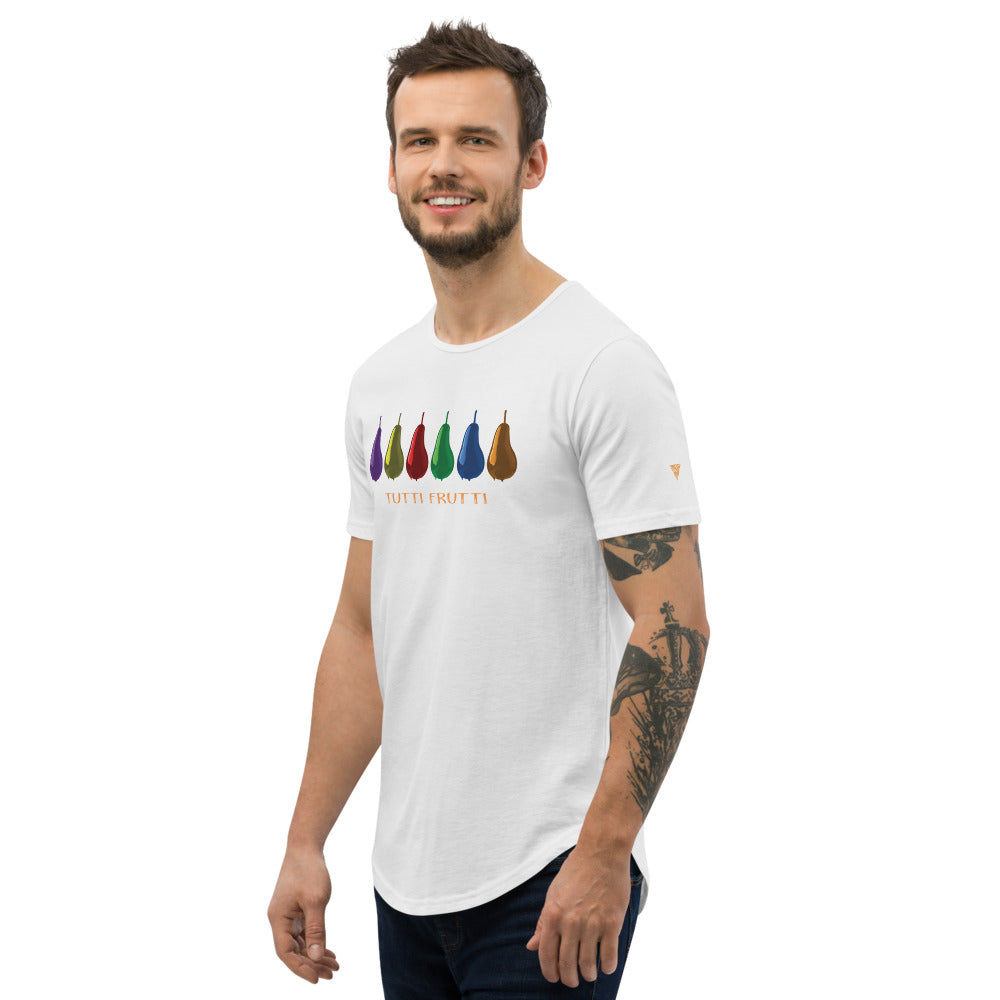 Tutti Frutti Men's Curved Hem T-Shirt
