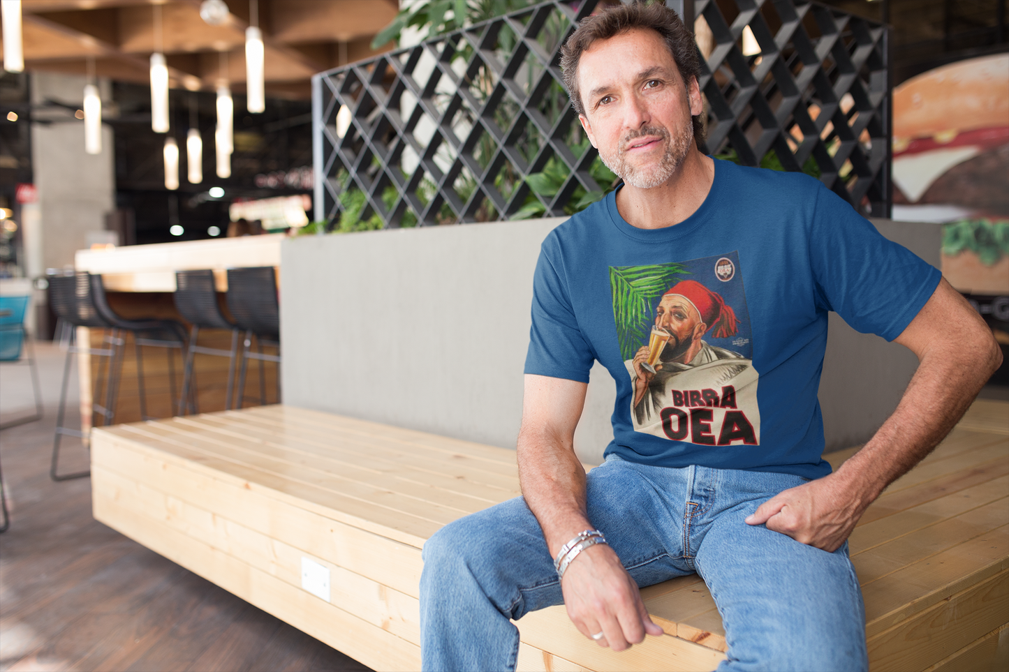 Tripoli Birra OEA Short-Sleeve Unisex Tee Crew from Vluxe by Lucky Nahum