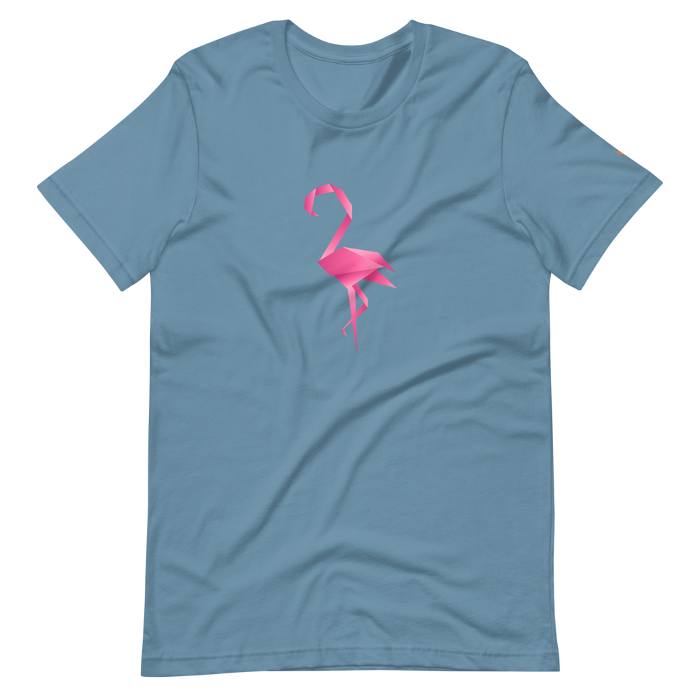 Flamingo Short-Sleeve Unisex T-Shirt from Vluxe by Lucky Nahum