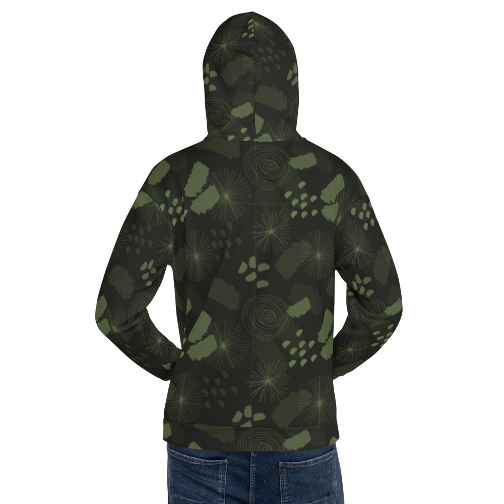 Lucky Camo Olive Unisex Hoodie from Vluxe by Lucky Nahum