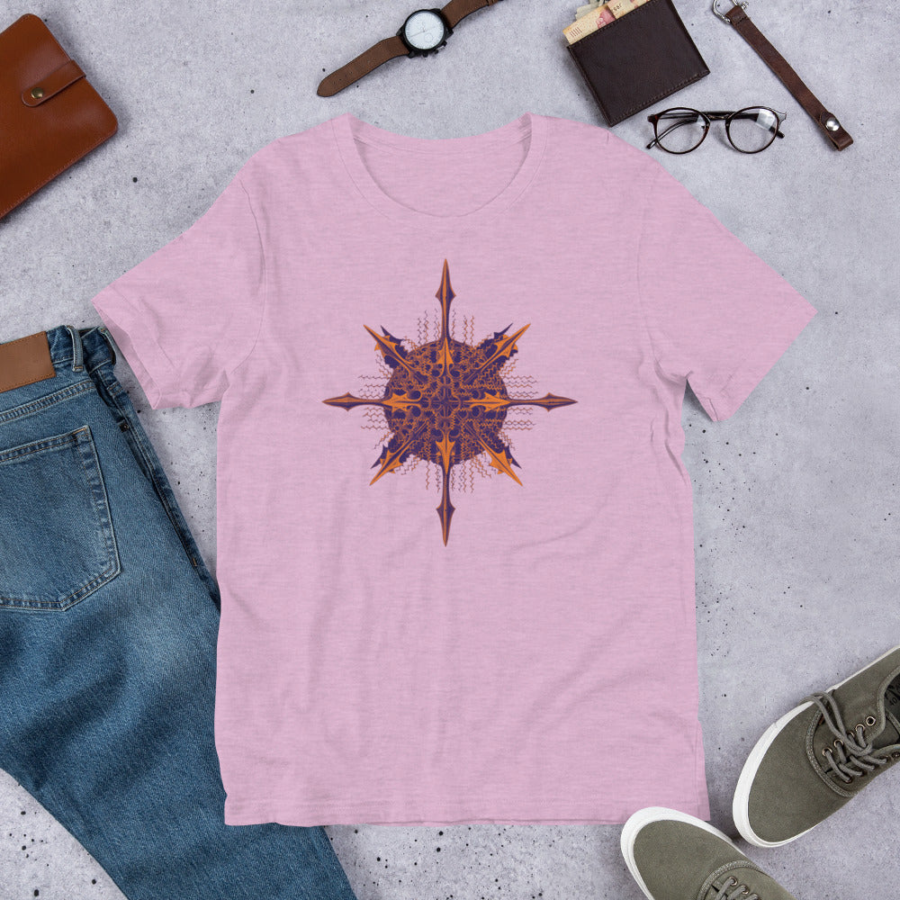 Prague Sunset Short-Sleeve Unisex Tee Crew Neck