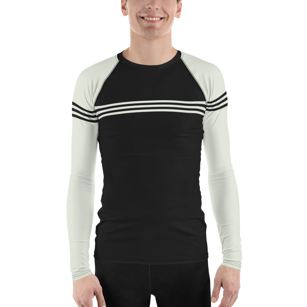 Trio VLK906B Men's Long Sleeve Rash Guard