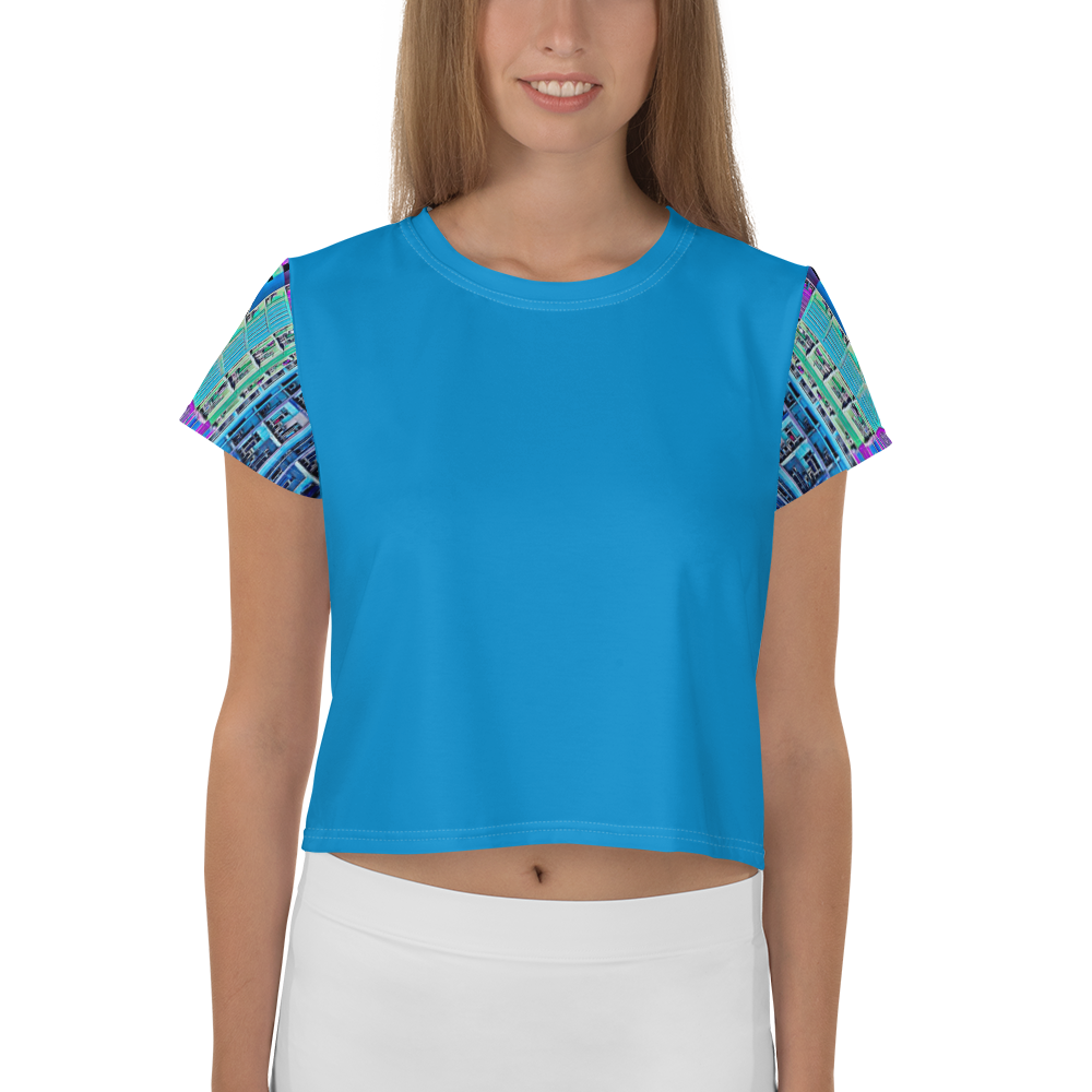 Santa Fe VLK953T Print Crop Tee