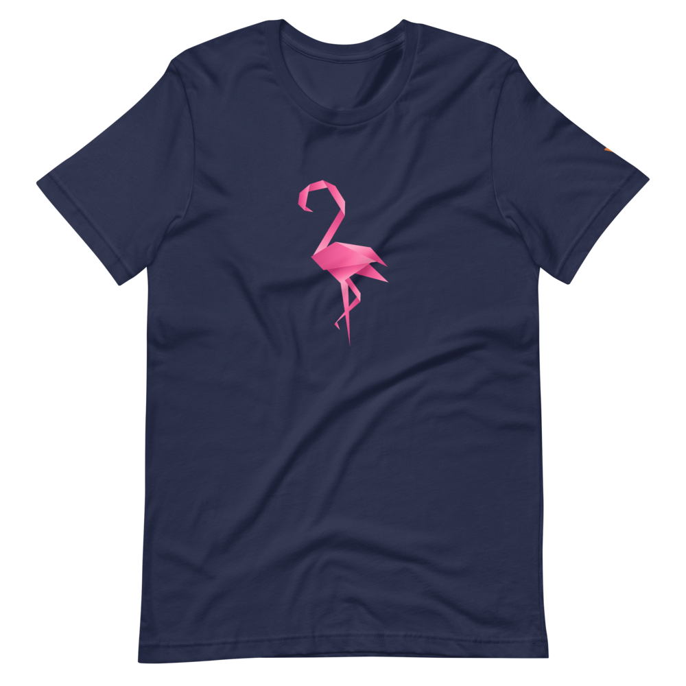 Flamingo Short-Sleeve Unisex T-Shirt from Vluxe by Lucky Nahum