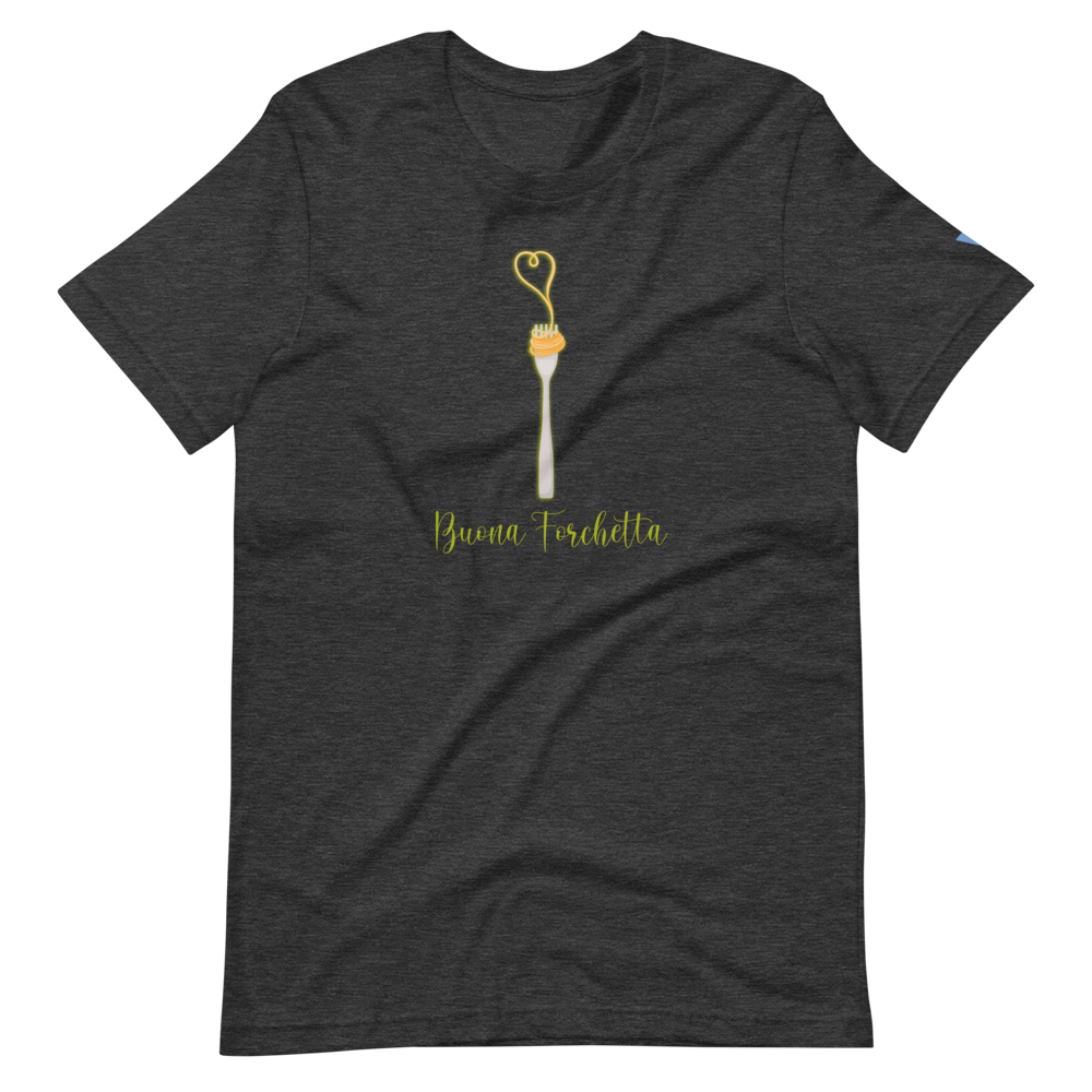 Buona Forchetta Short-Sleeve Unisex T-Shirt from Vluxe by Lucky Nahum