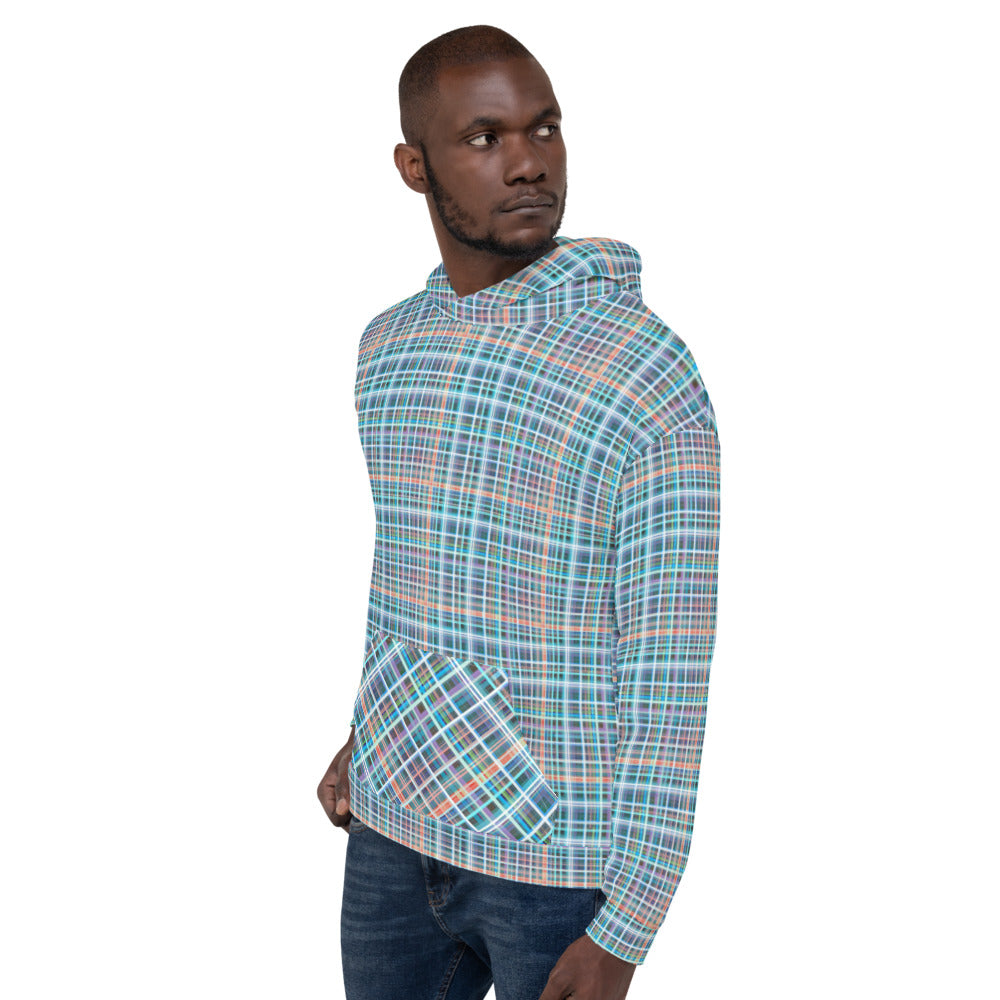 Piazza Novara Teal Unisex Hoodie
