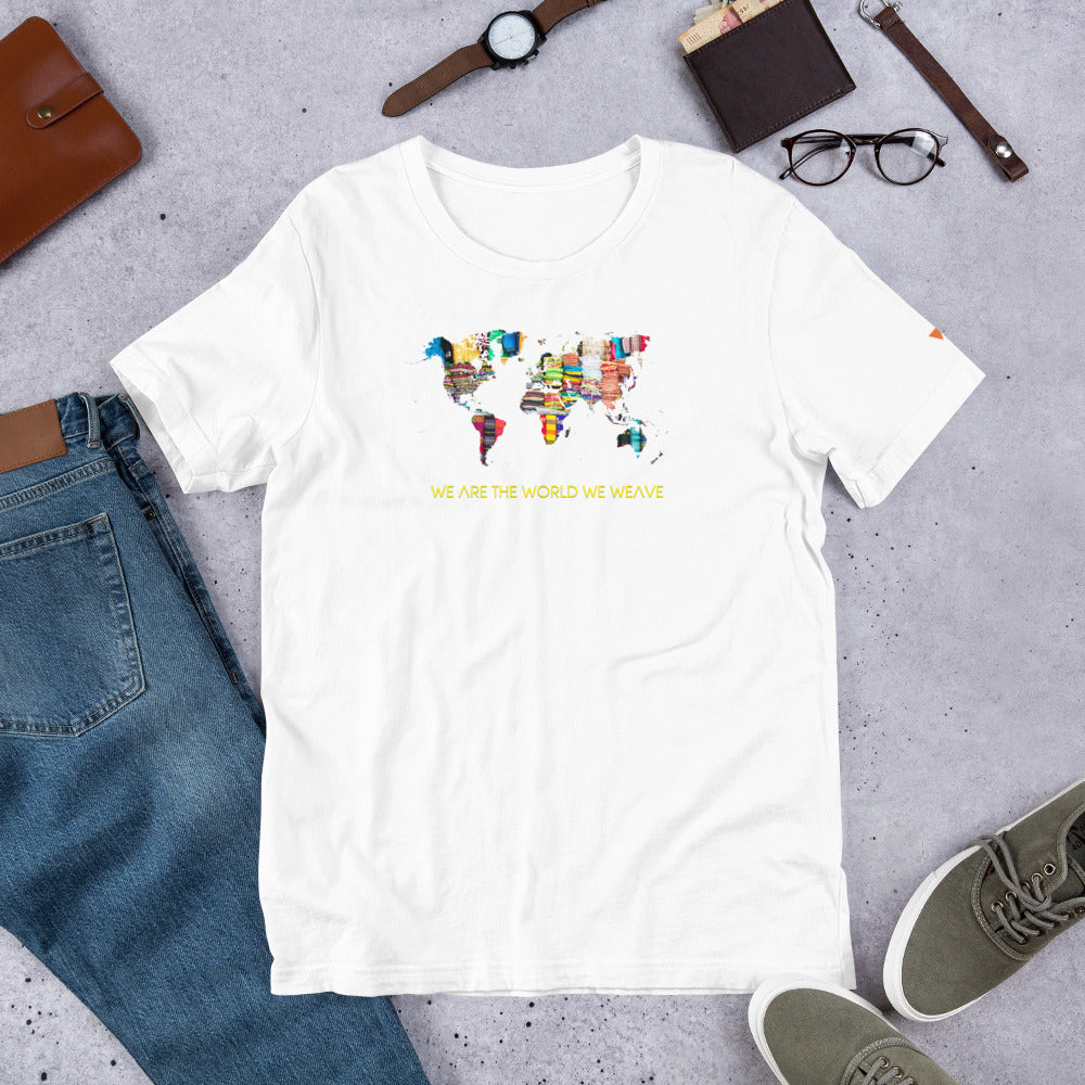We Are The World We Weave Short-Sleeve Unisex T-Shirt from Vluxe by Lucky Nahum